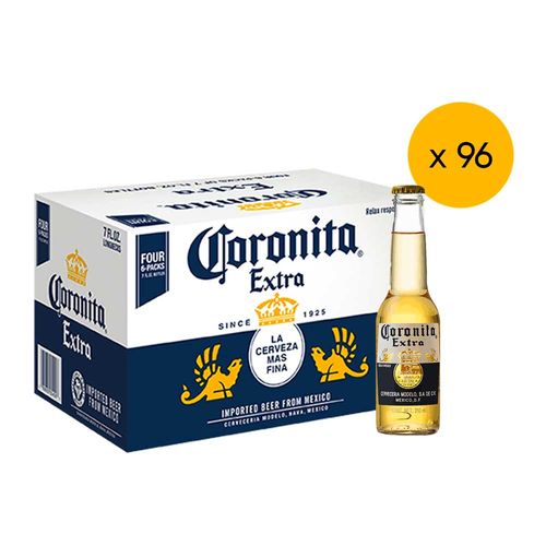 Pack 96 Cervezas Coronita 207ml Botella - Casa de la Cerveza