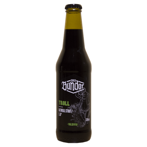 Cerveza Bundor Troll Oatmeal Stout botella 330ml - Casa de la Cerveza