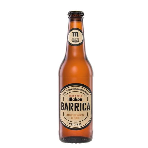 Cerveza Mahou Barrica Original Botella 330ml - Casa de la Cerveza