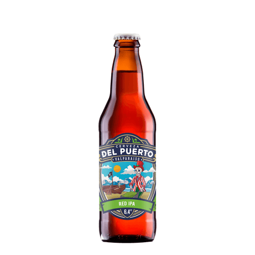 Cerveza Del Puerto Red IPA Botella 330ml - Casa de la Cerveza