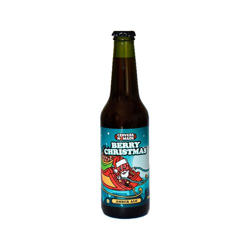 Cerveza Nómade Berry Christmas Amber Ale Botella 330ml - Casa de la Cerveza